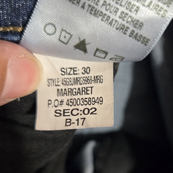 Joe's Jeans Cropped Margaret  Jeans Sz 30 - Picture 4 of 11